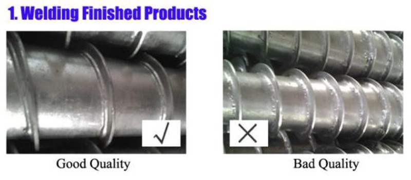 Details of galvanized screw piles Details of galvanized screw piles