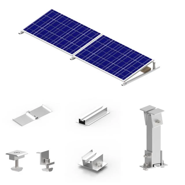 Flat Roof Pv Ballasted Mounting Brackets