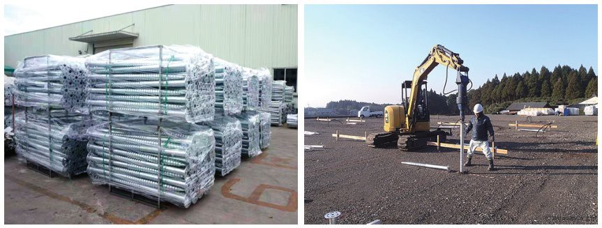 galvanized screw piles real galvanized screw piles real