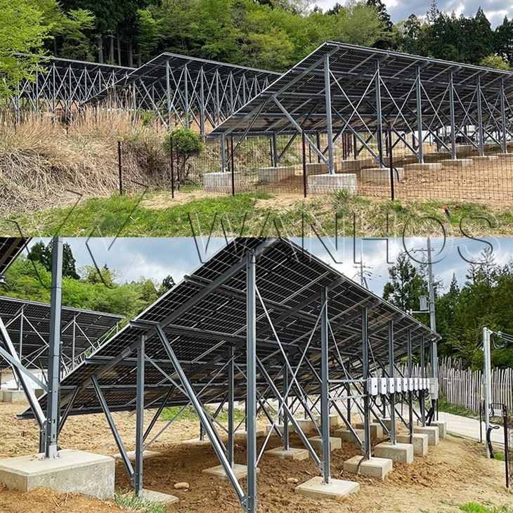 Ground Mount Array Real Scene