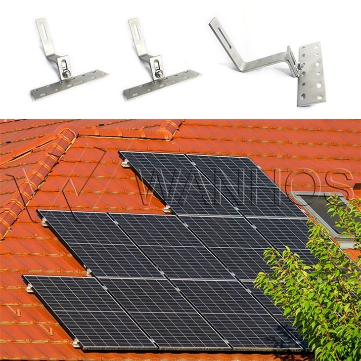 New Design Solar Panel Hooks Real Usage Scene