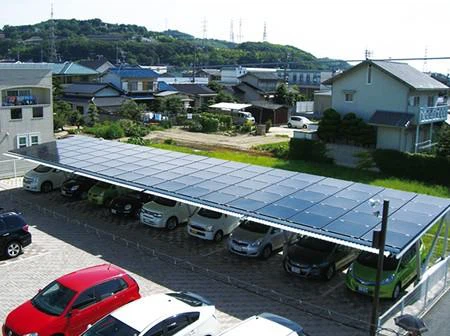 Carport with-Solar-Panel