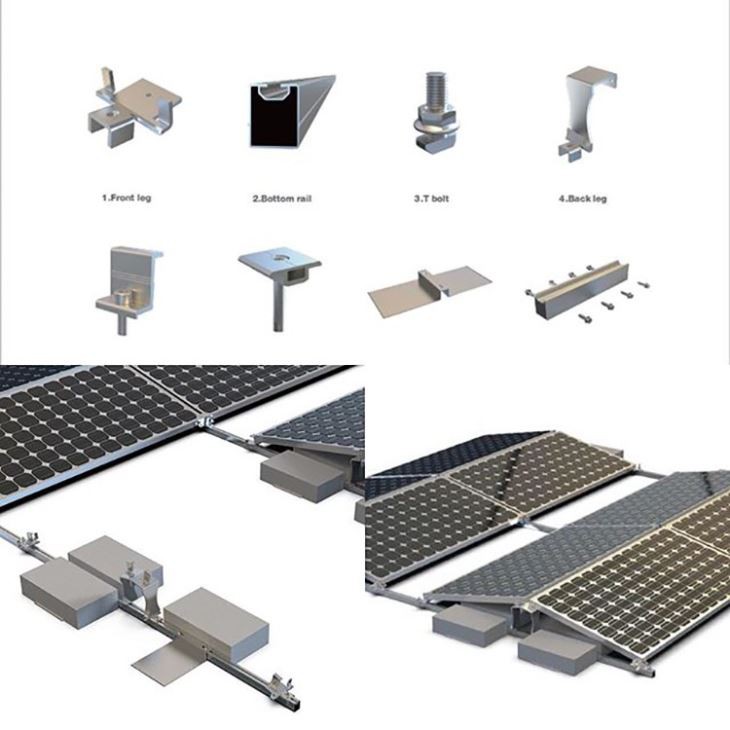 Concrete Roof Home Solar Power System Bracket