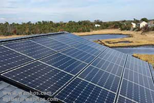 Solární střešní asfalt šindelová střecha instalace