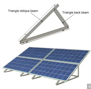 Trojúhelníkový držák pro střešní solární